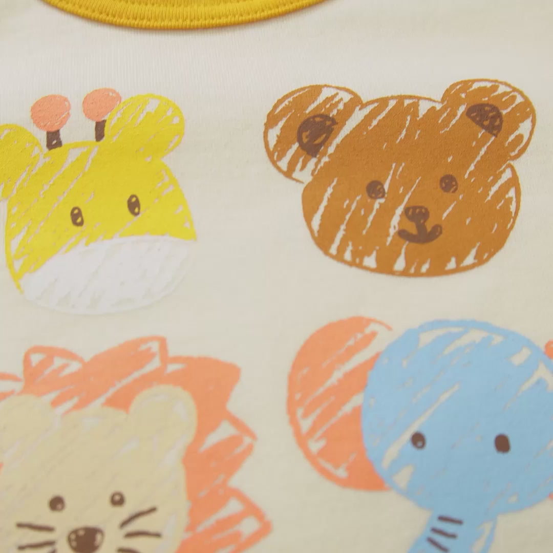 Classic MIKI HOUSE Bear Doodle Tee