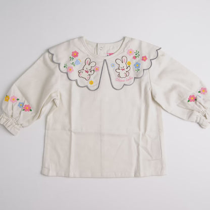 Seasonal Gray x Pink Blouse
