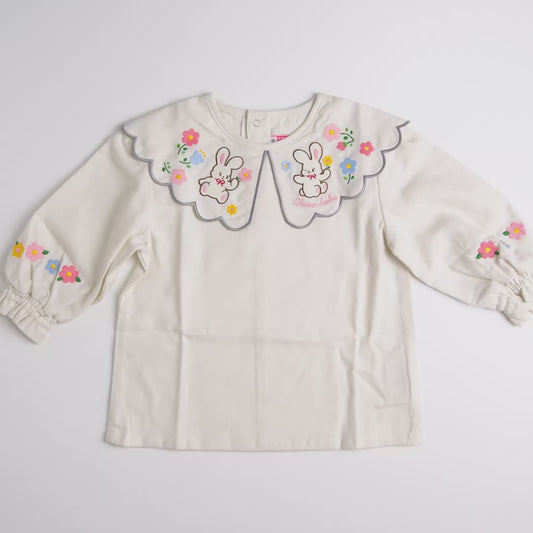 Seasonal Gray x Pink Blouse