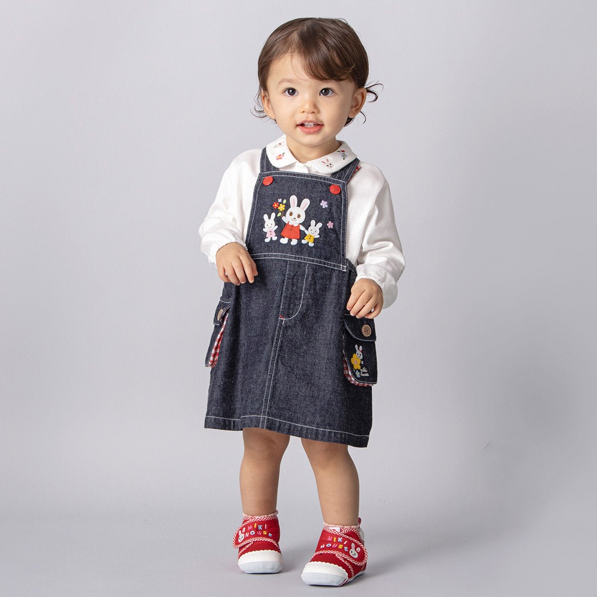 Toddler Baby Girls Dress Lovely Dress Sleeveless Dress Pocket Denim Overall  Dress Blue 12-18 Months - Walmart.com