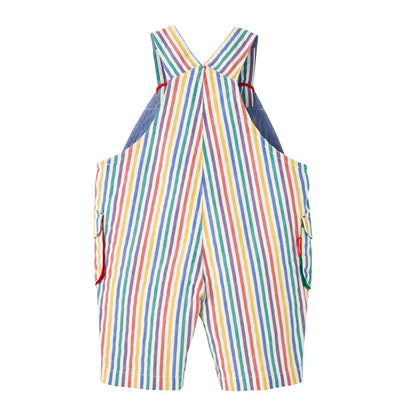 Rainbow Capris Overalls - MIKI HOUSE USA