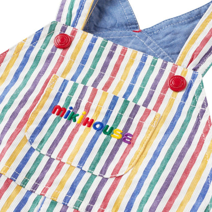 Rainbow Capris Overalls - MIKI HOUSE USA