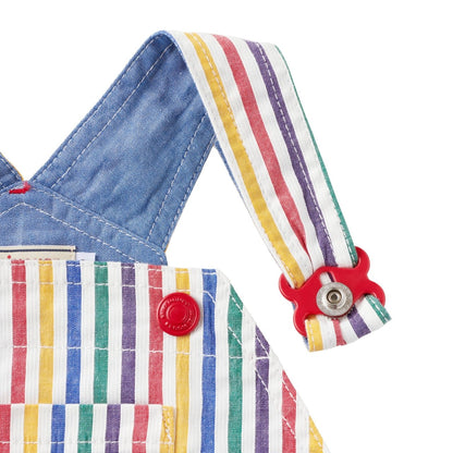 Rainbow Capris Overalls - MIKI HOUSE USA