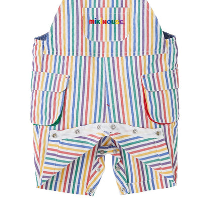 Rainbow Capris Overalls - MIKI HOUSE USA