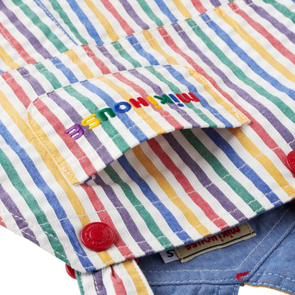 Rainbow Capris Overalls - MIKI HOUSE USA