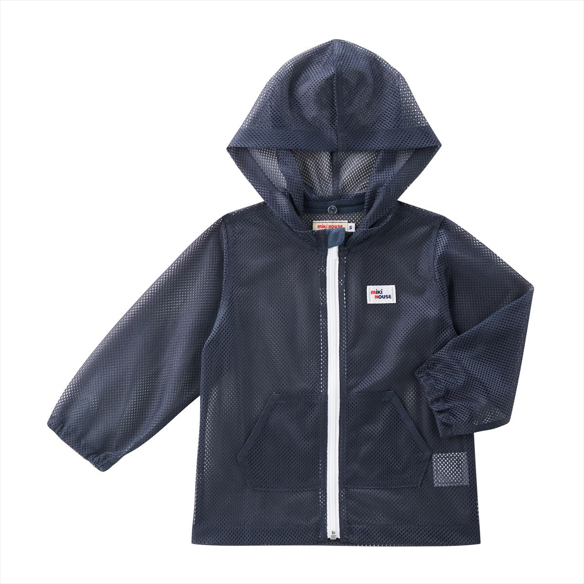 Mesh jacket with Insect Shield in Navy - MIKI HOUSE USA