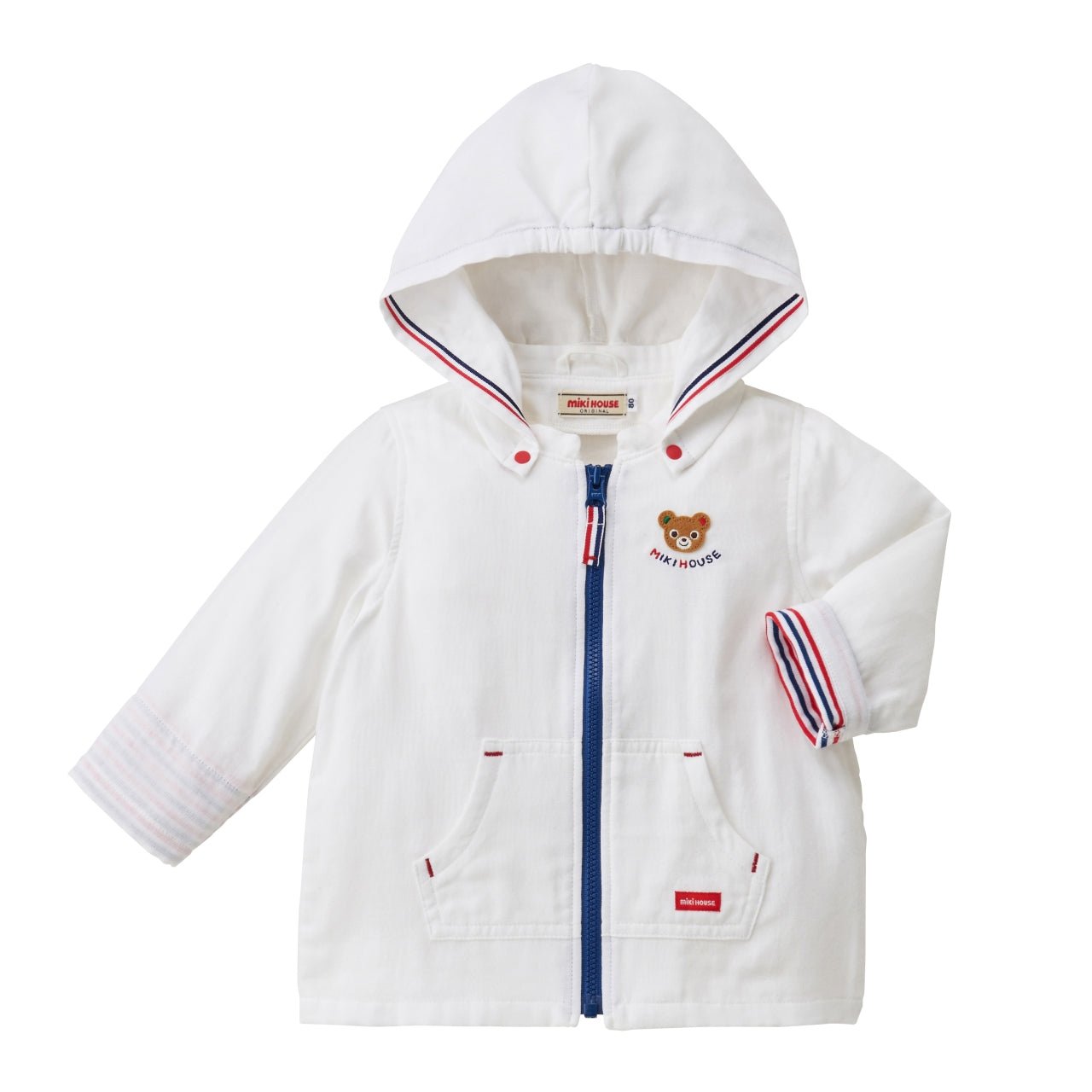 Light and Airy! Pucci Zip-Up Jacket (UV Protection) - MIKI HOUSE USA