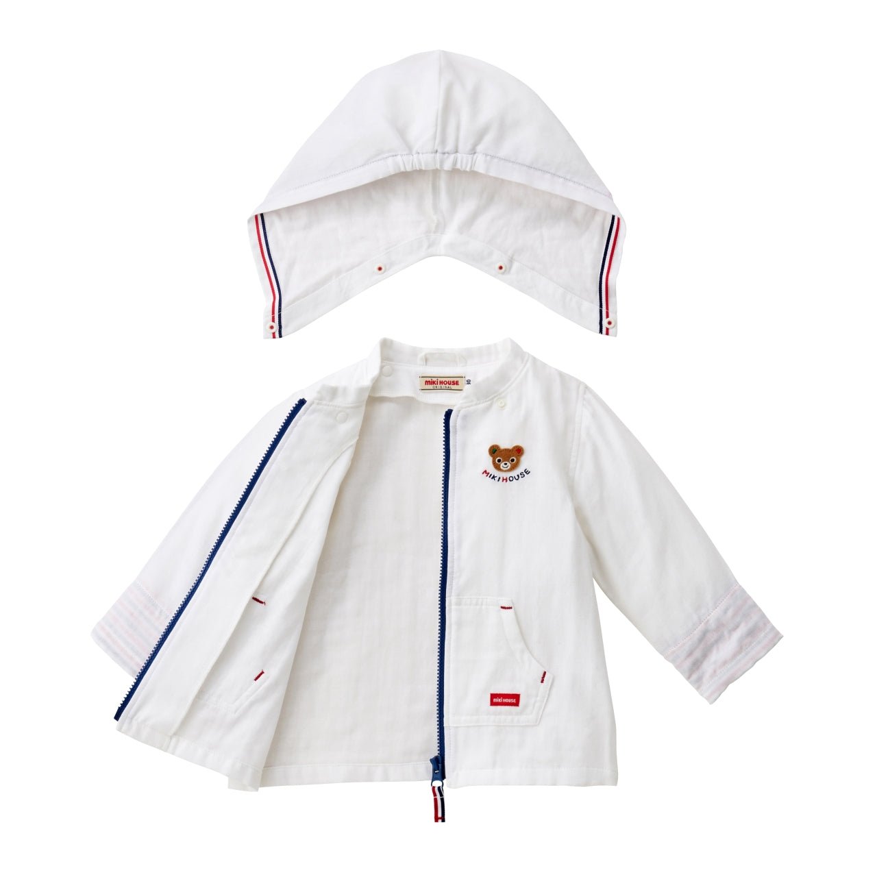 Light and Airy! Pucci Zip-Up Jacket (UV Protection) - MIKI HOUSE USA