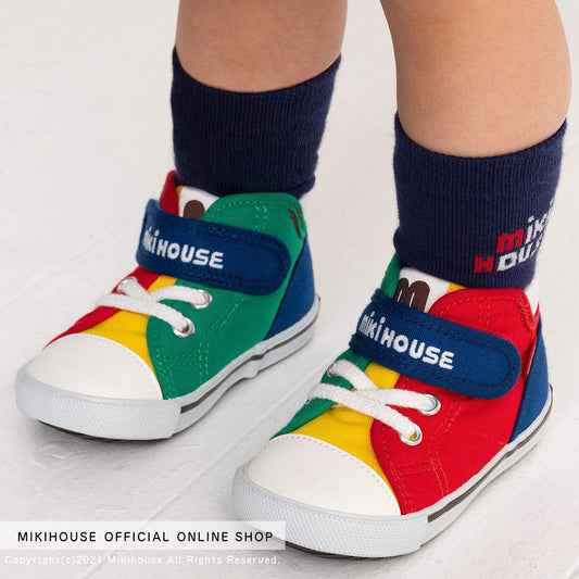 Classic High-Top “Second Shoes” - MIKI HOUSE USA