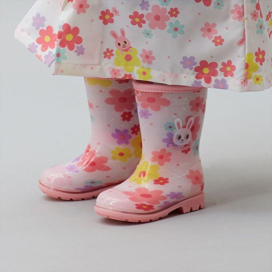 Usako Floral Rain Boots - MIKI HOUSE USA