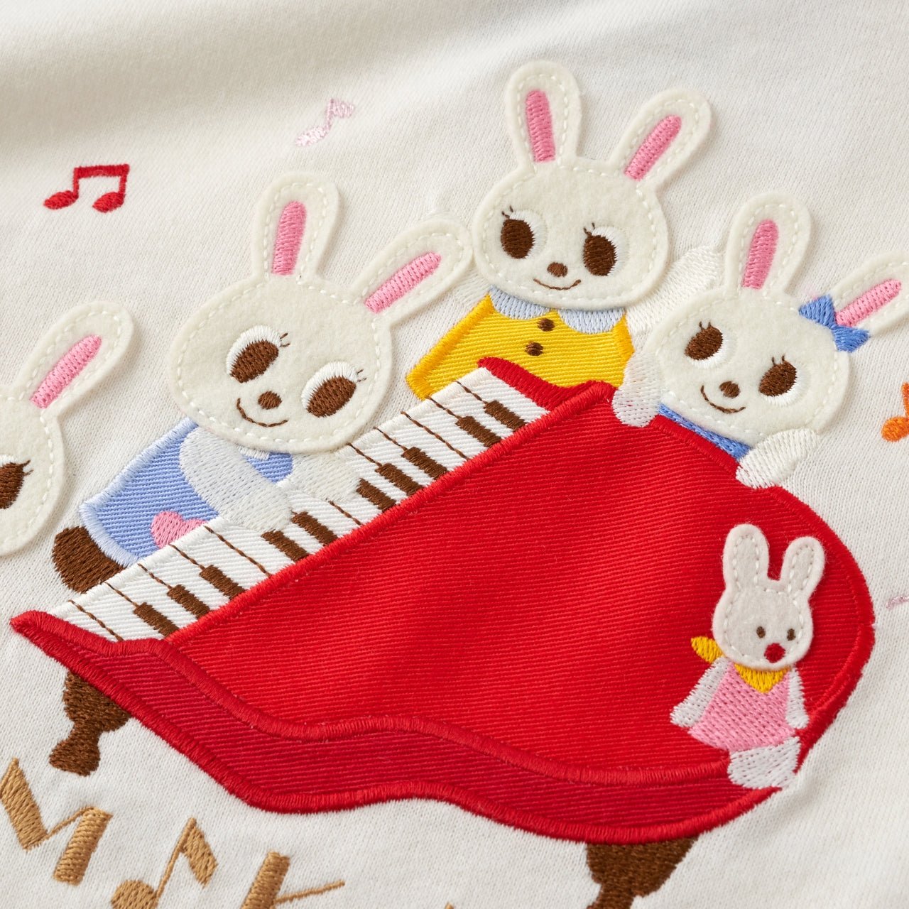 Music to Bunny Ears Tee - MIKI HOUSE USA