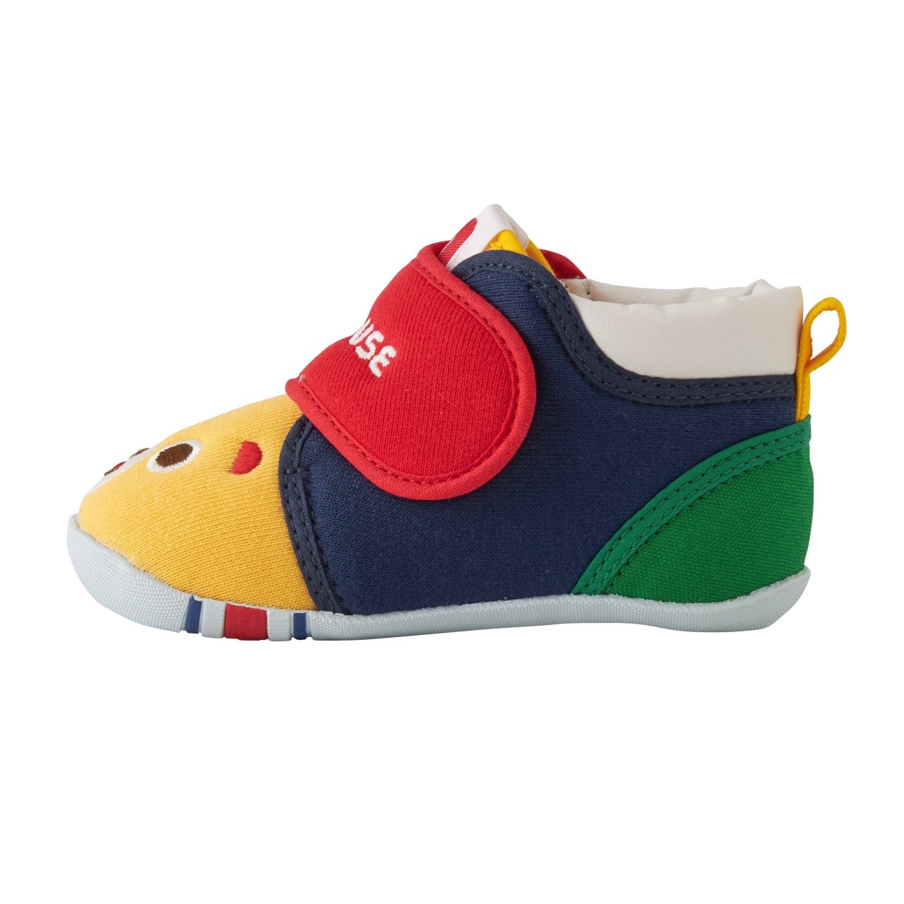 Miki House $150 High Top Primary Multi 2024 Sneaker Baby First Walker Shoes 13cm US 6