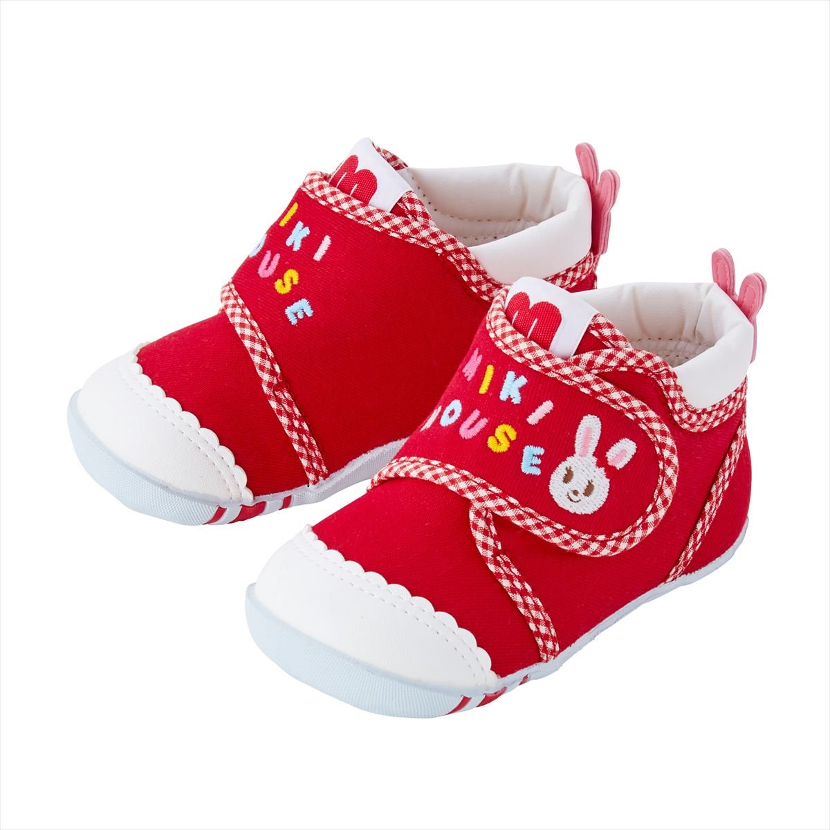 Bunny Denim First Walker Shoes - MIKI HOUSE USA