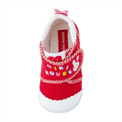 Bunny Denim First Walker Shoes - MIKI HOUSE USA