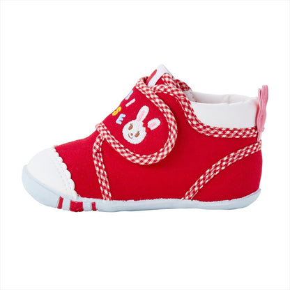 Bunny Denim First Walker Shoes - MIKI HOUSE USA