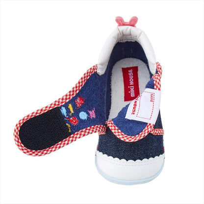 Bunny Denim First Walker Shoes - MIKI HOUSE USA