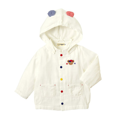 Bear Hooded Jacket (UV Protection) - MIKI HOUSE USA
