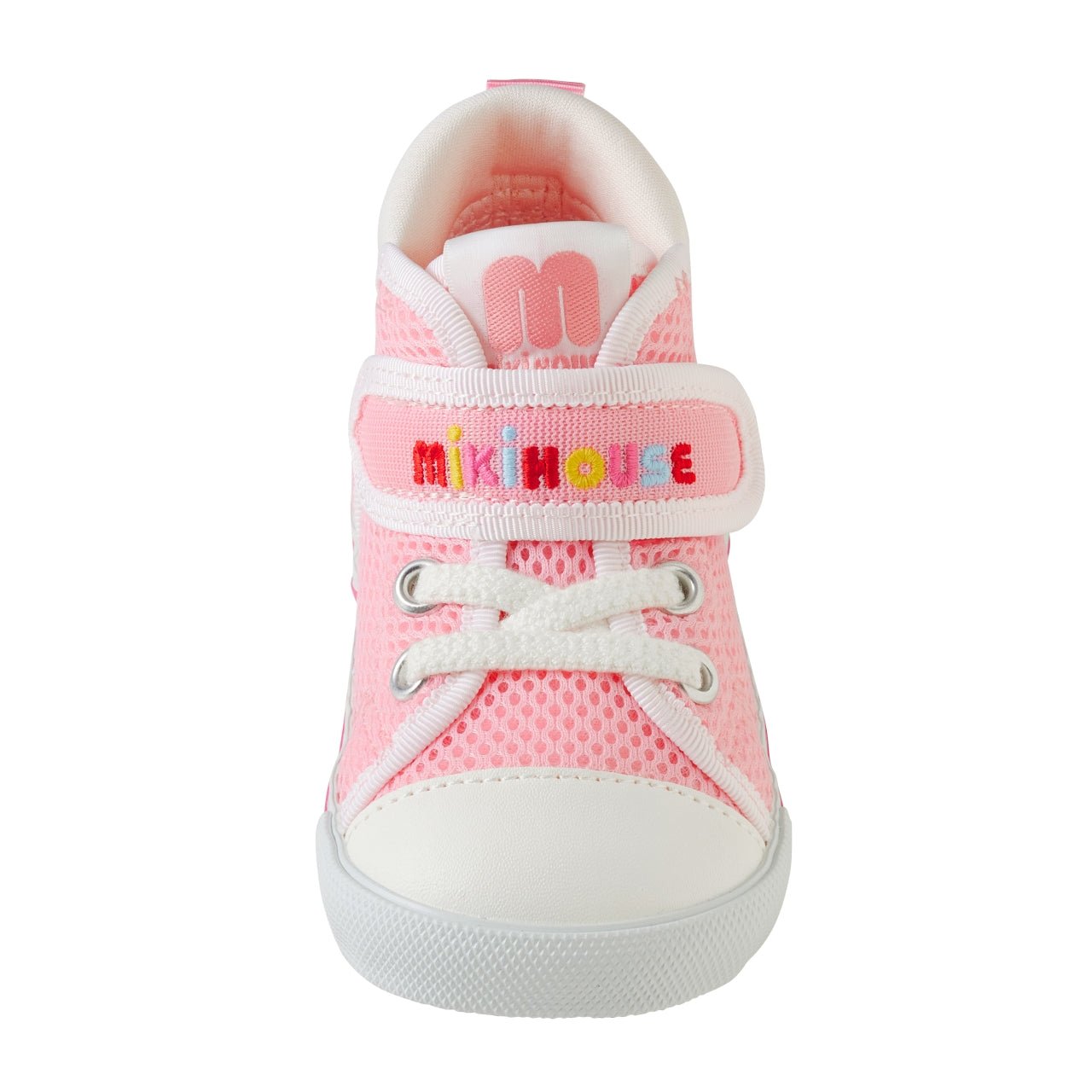 Double Russell Mesh Second Shoes - Strawberry Milk - MIKI HOUSE USA