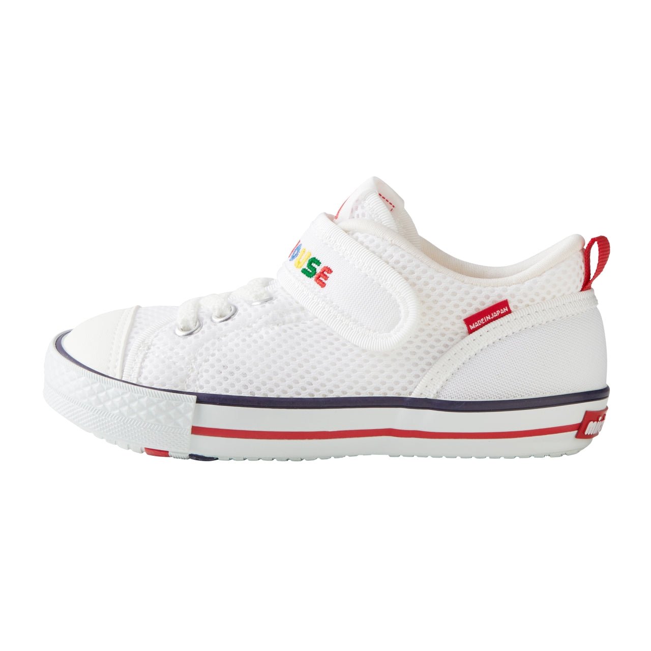Double Russell Mesh Sneakers for Kids Blast from The Past White 11 17cm