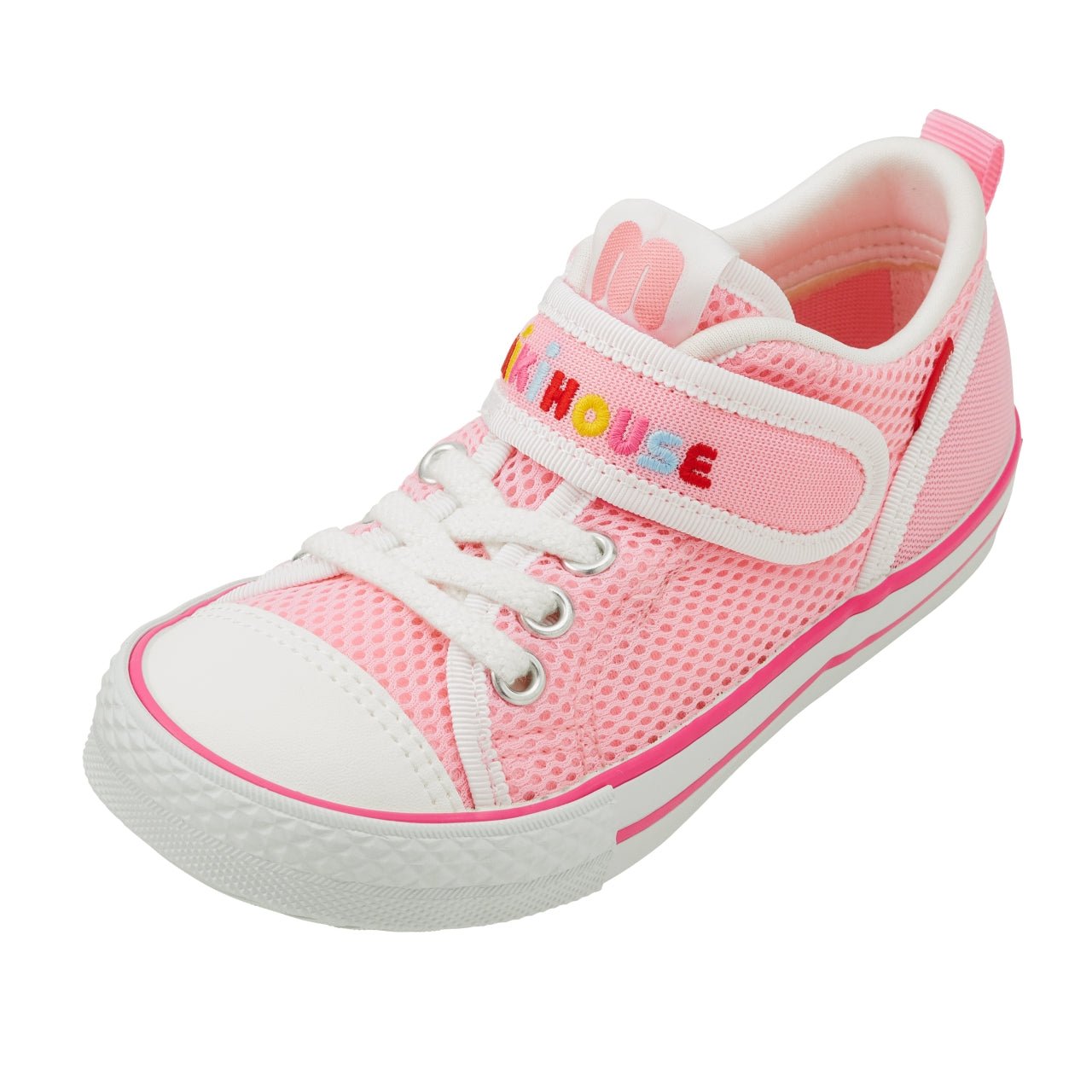 Double Russell Mesh Sneakers for Kids - Strawberry Milk
