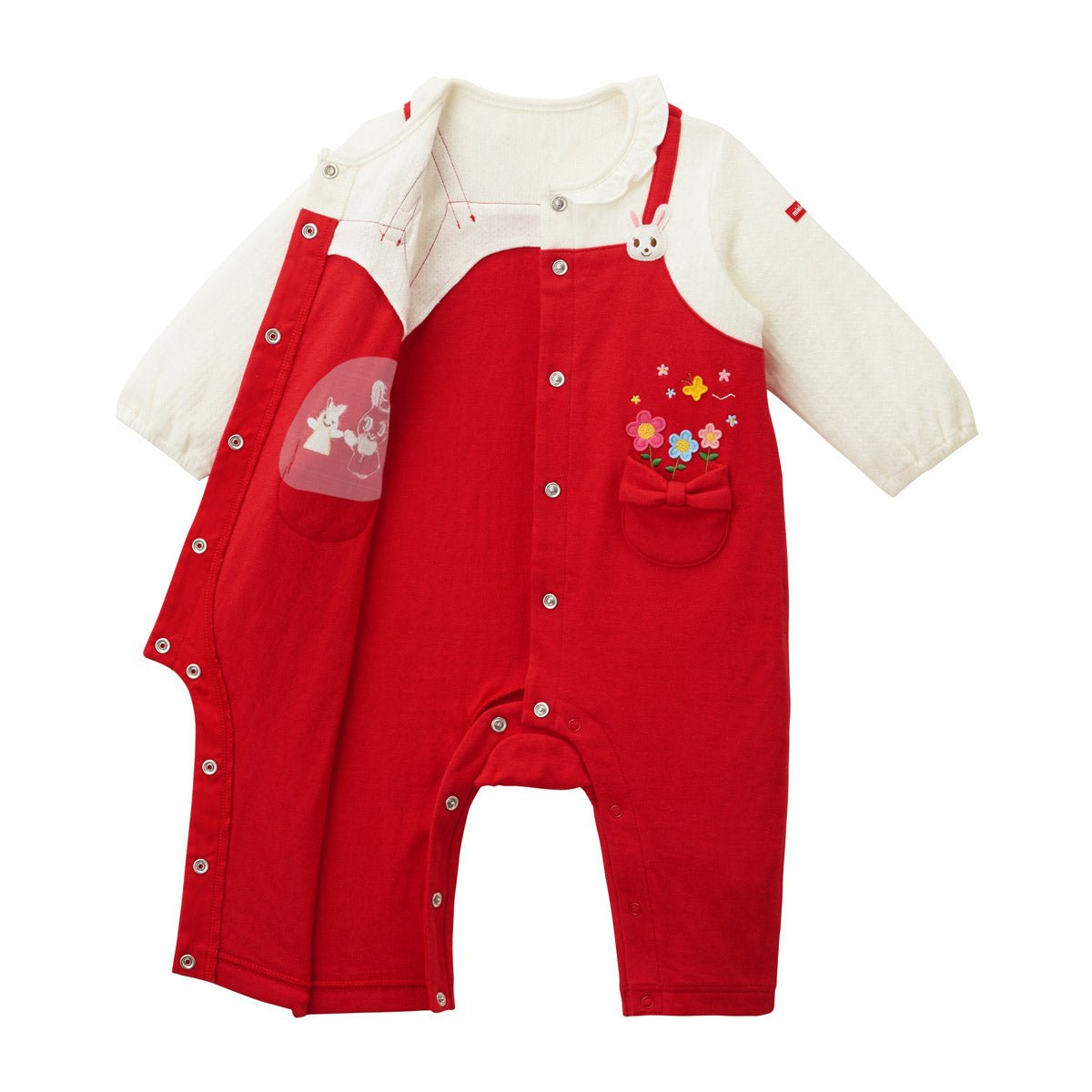 Overall-Style Coveralls - MIKI HOUSE USA