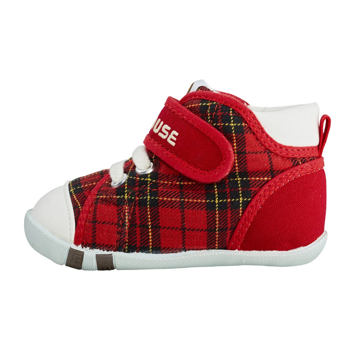 Red and black plaid house online shoes