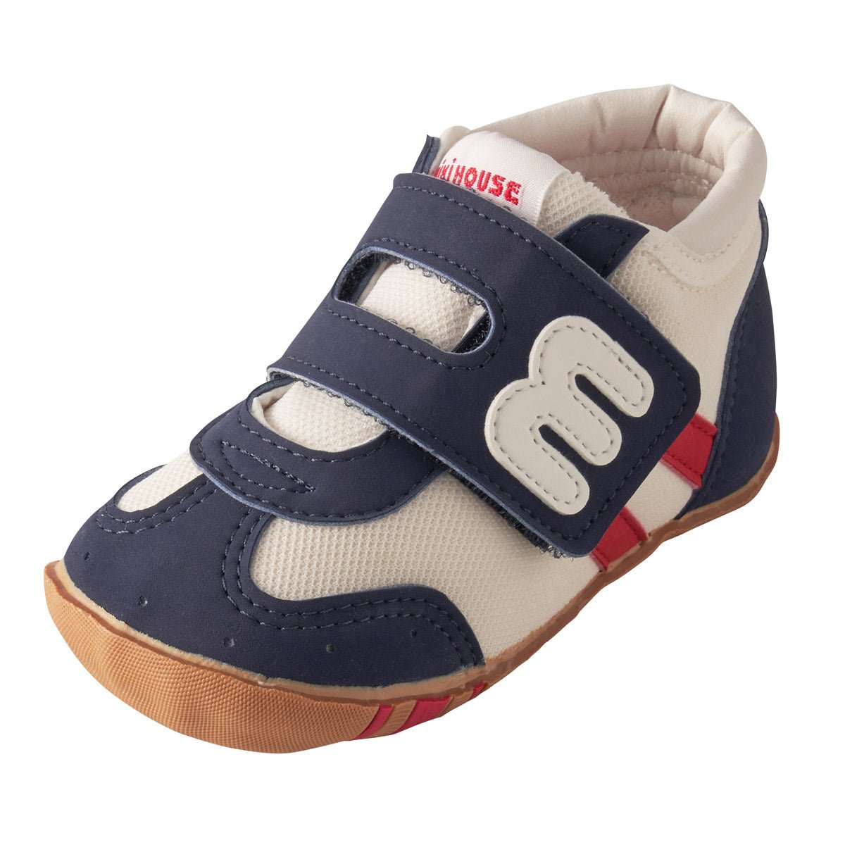 My First Athletic Walker Shoes-"m"Logo - MIKI HOUSE USA