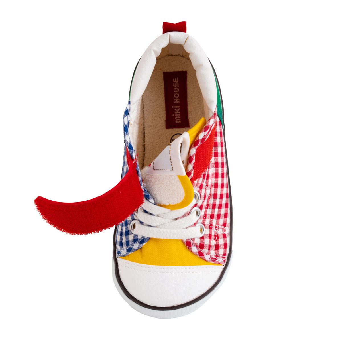 High Top sneaker for Kids Patchwork Gingham