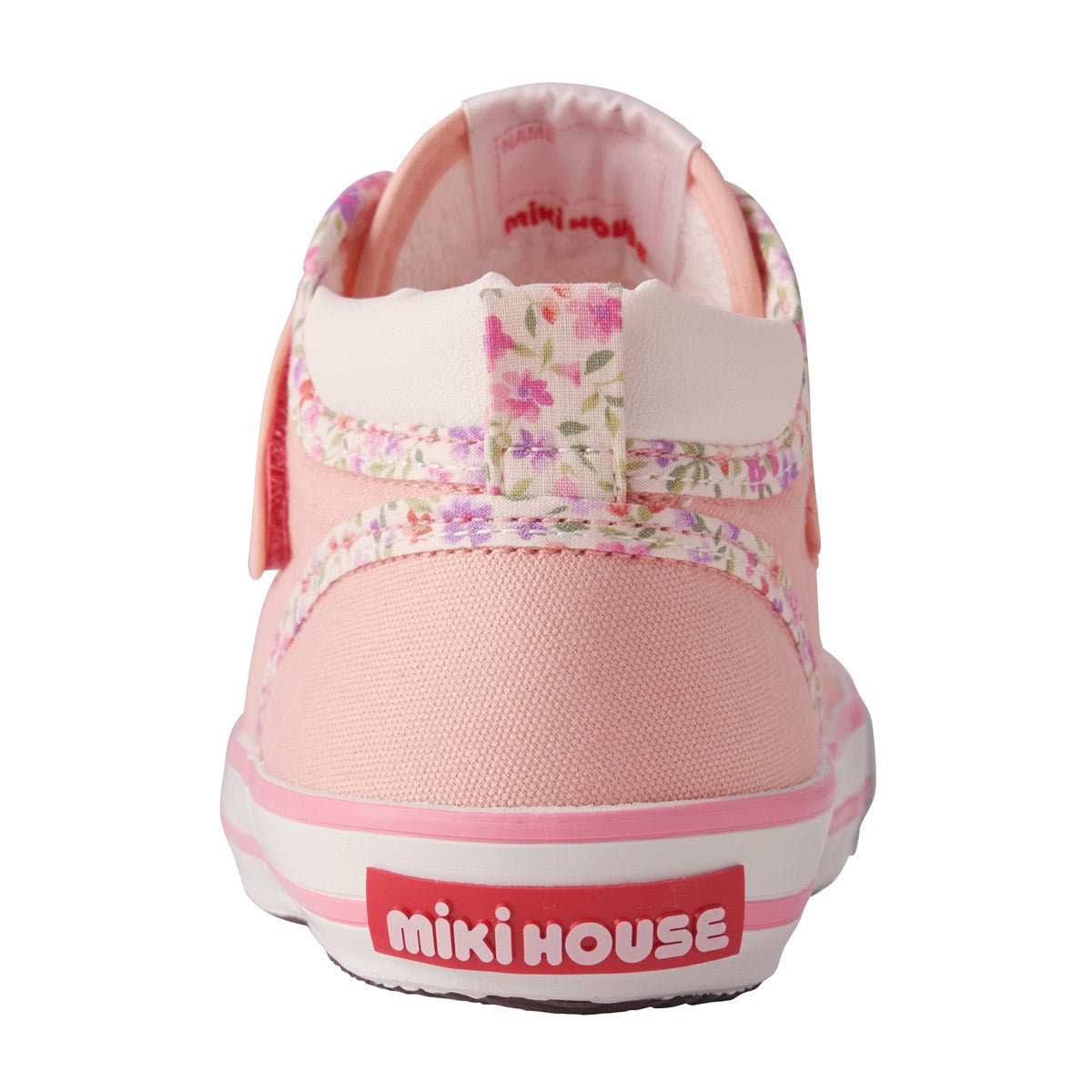 Usako’s Flower Field High Top Sneaker for Kids - MIKI HOUSE USA
