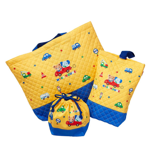 Bear Quilted Bag Gift Set - MIKI HOUSE USA