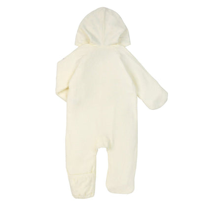 Untwisted Yarn Teddy Bear Coveralls - MIKI HOUSE USA