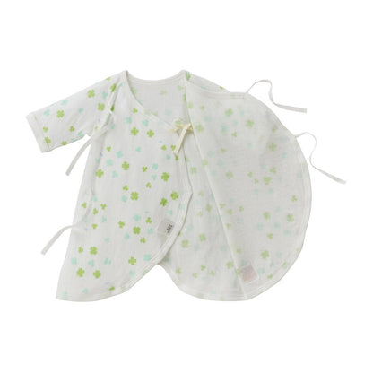 Sea Island Cotton Printed Kimono-Style Body Suit - MIKI HOUSE USA