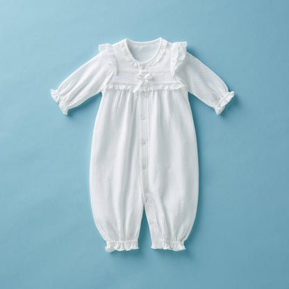 Ceremony collection -Lace Embellished Two-Way Playsuit - MIKI HOUSE USA