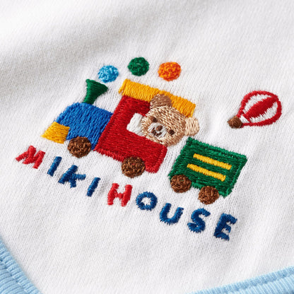 Bear & Train Bib - MIKI HOUSE USA