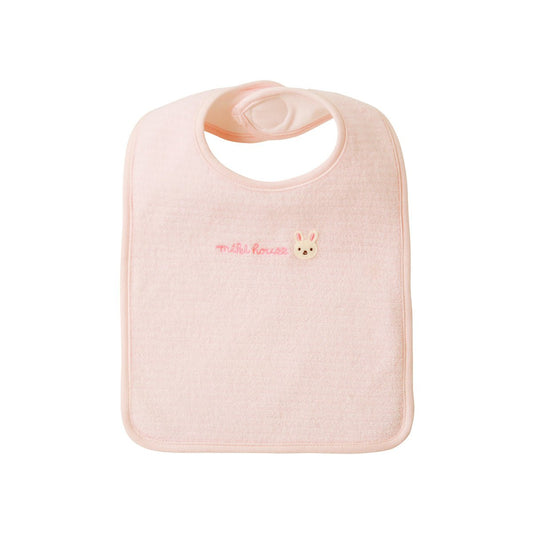 Untwisted Yarn Bib with Water Resistant Lining - MIKI HOUSE USA