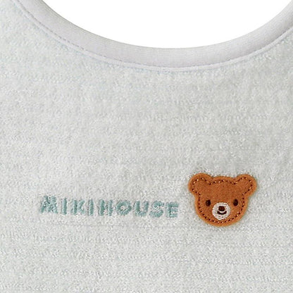Untwisted Yarn Bib with Water Resistant Lining - MIKI HOUSE USA