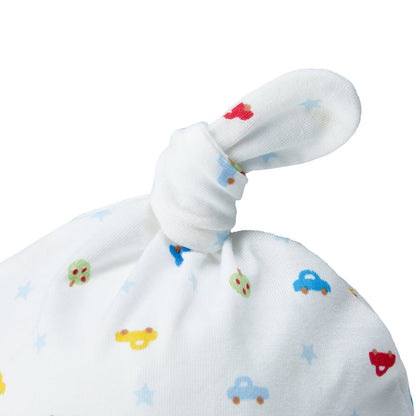 Cotton Jersey Baby Hat - MIKI HOUSE USA