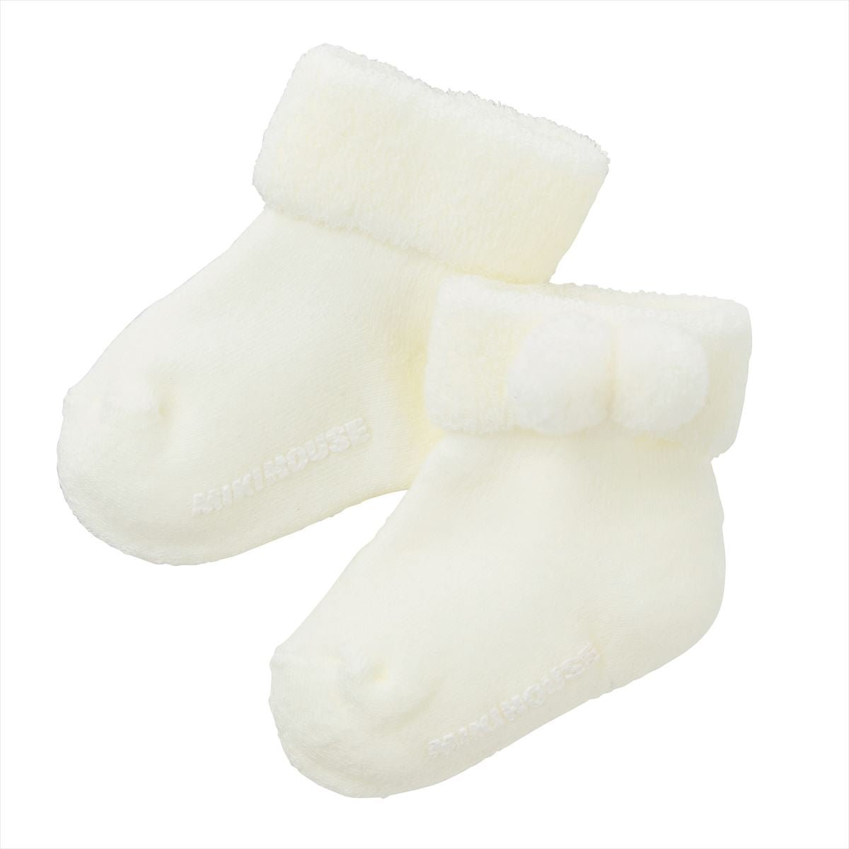 Pom-Pom Baby Socks - MIKI HOUSE USA