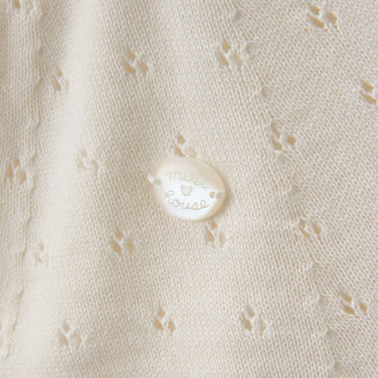 Pretty-in-Pointelle Poncho (UV Protection) - MIKI HOUSE USA