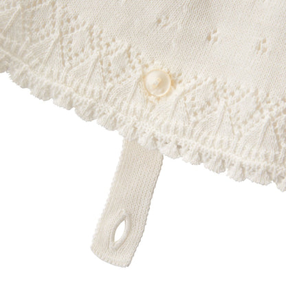 Pretty-in-Pointelle Poncho (UV Protection) - MIKI HOUSE USA