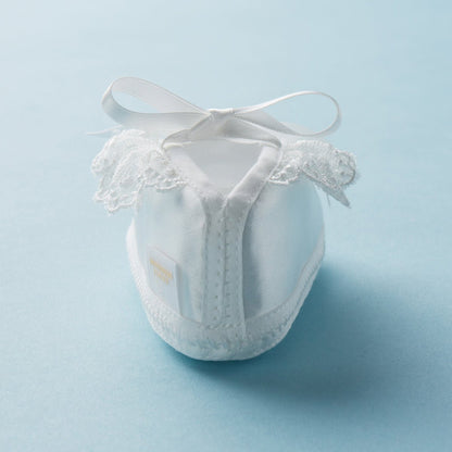 Ceremony collection- Lace Embellished Baby Shoes - MIKI HOUSE USA