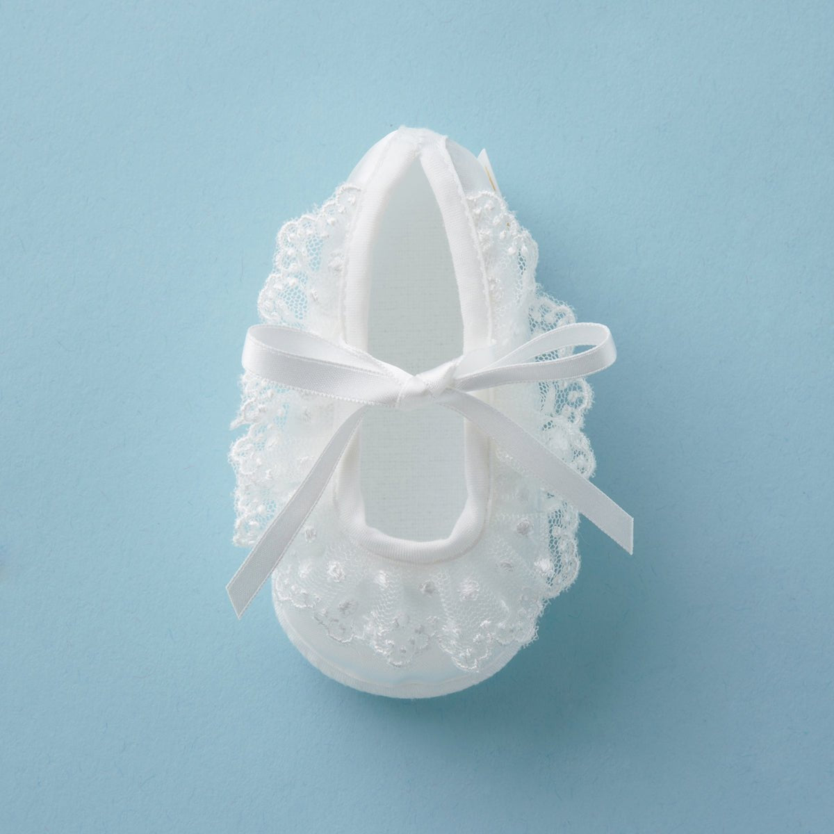 Ceremony collection- Lace Embellished Baby Shoes - MIKI HOUSE USA