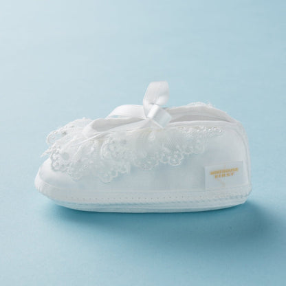 Ceremony collection- Lace Embellished Baby Shoes - MIKI HOUSE USA
