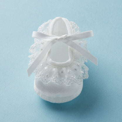 Ceremony collection- Lace Embellished Baby Shoes - MIKI HOUSE USA