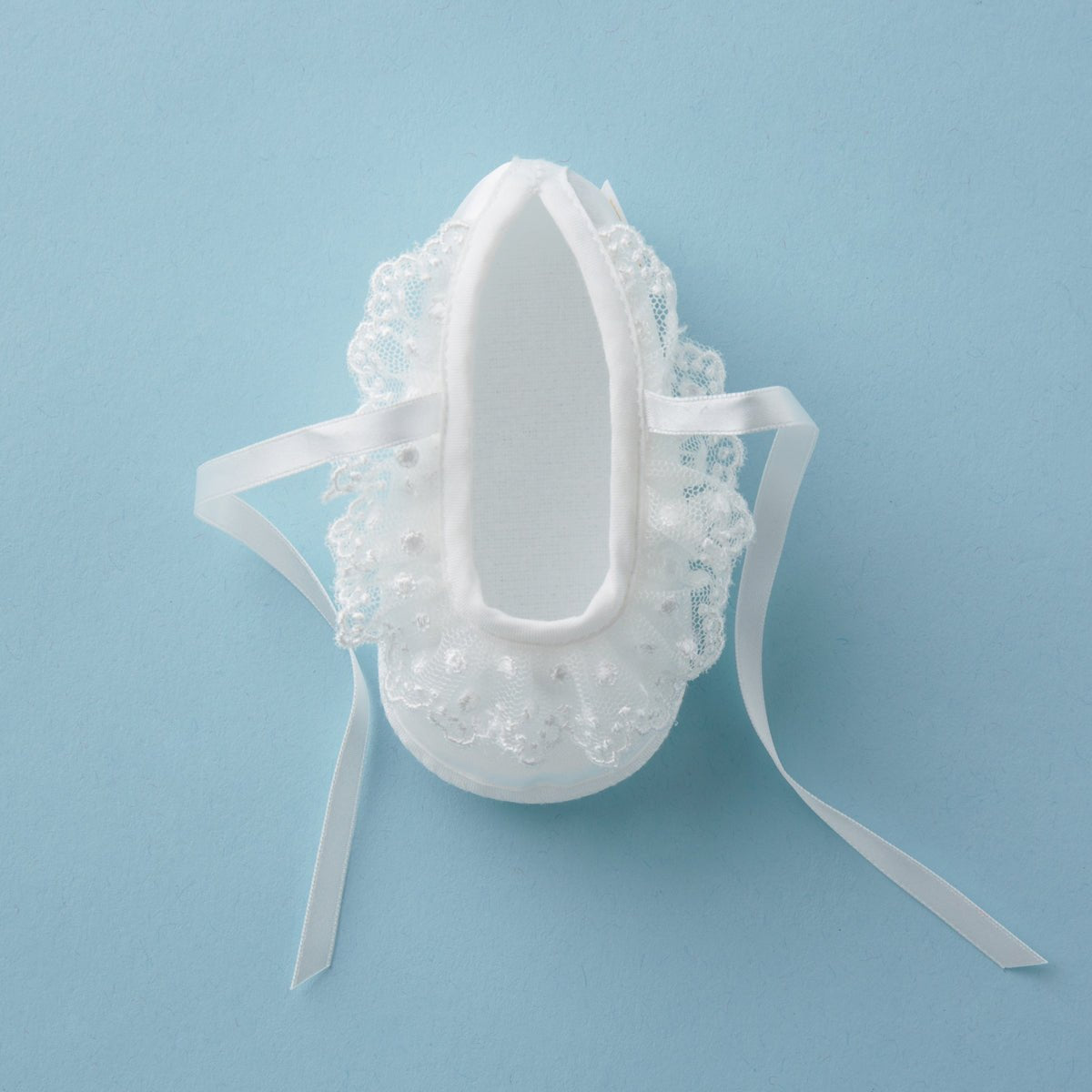 Ceremony collection- Lace Embellished Baby Shoes - MIKI HOUSE USA