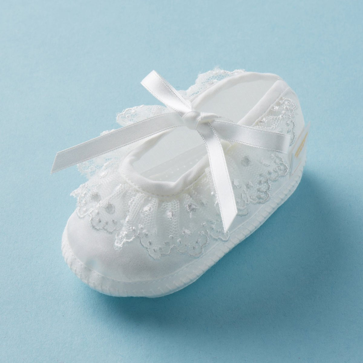 Ceremony collection- Lace Embellished Baby Shoes - MIKI HOUSE USA