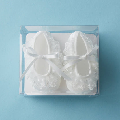 Ceremony collection- Lace Embellished Baby Shoes - MIKI HOUSE USA