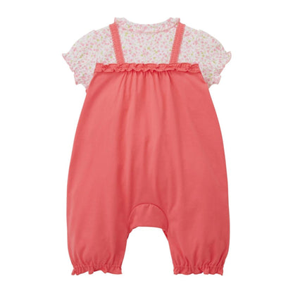 Flowers & Frills Shortalls - MIKI HOUSE USA