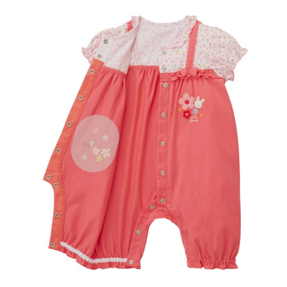 Flowers & Frills Shortalls - MIKI HOUSE USA