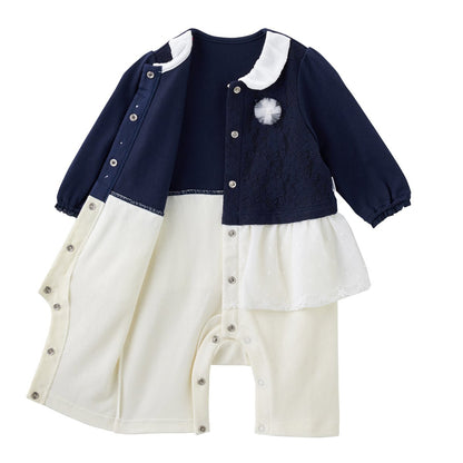 Formal Wear: Faux Dress Coveralls - MIKI HOUSE USA